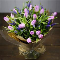 Lilac Tulips and Veronica