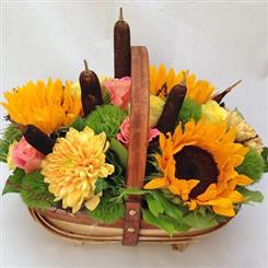 Sunflower Trug